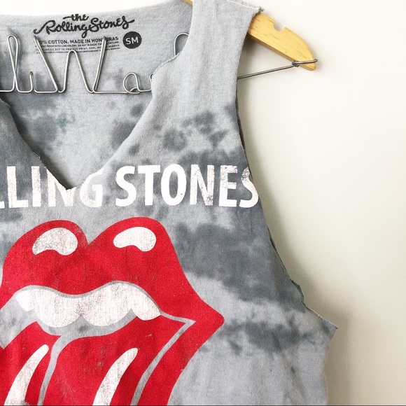 Rolling Stones graphic cropped tank top - Picture 3 of 4